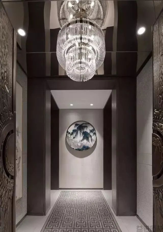 新中式石材拼花走廊过道,大道至简(图35) 新中式石材拼花走廊过道,大道至简