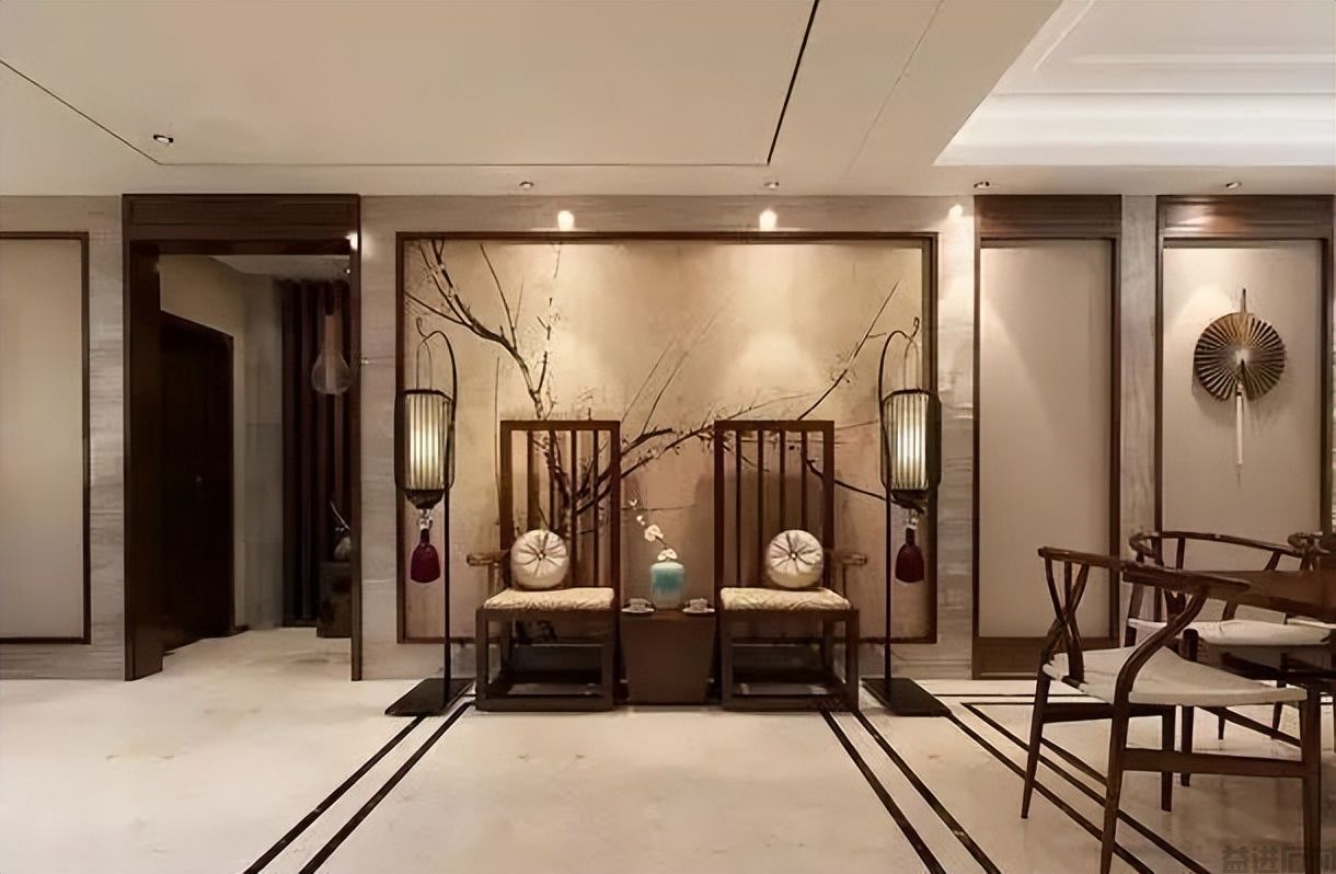 新中式石材拼花走廊过道,大道至简(图42) 新中式石材拼花走廊过道,大道至简