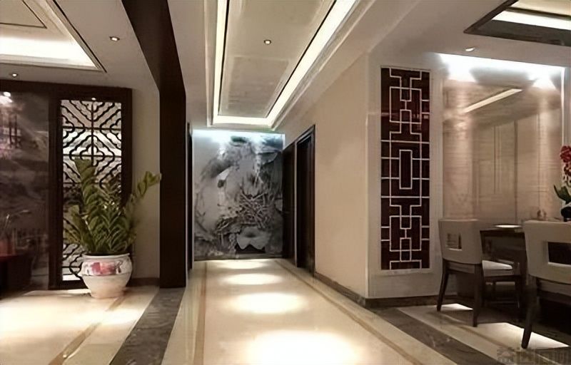 新中式石材拼花走廊过道,大道至简(图45) 新中式石材拼花走廊过道,大道至简