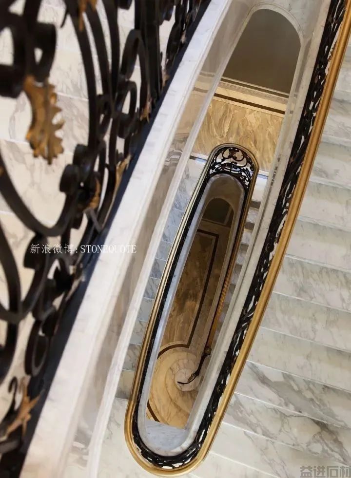 大理石楼梯——楼梯界的天花板(图72) 大理石楼梯——楼梯界的天花板