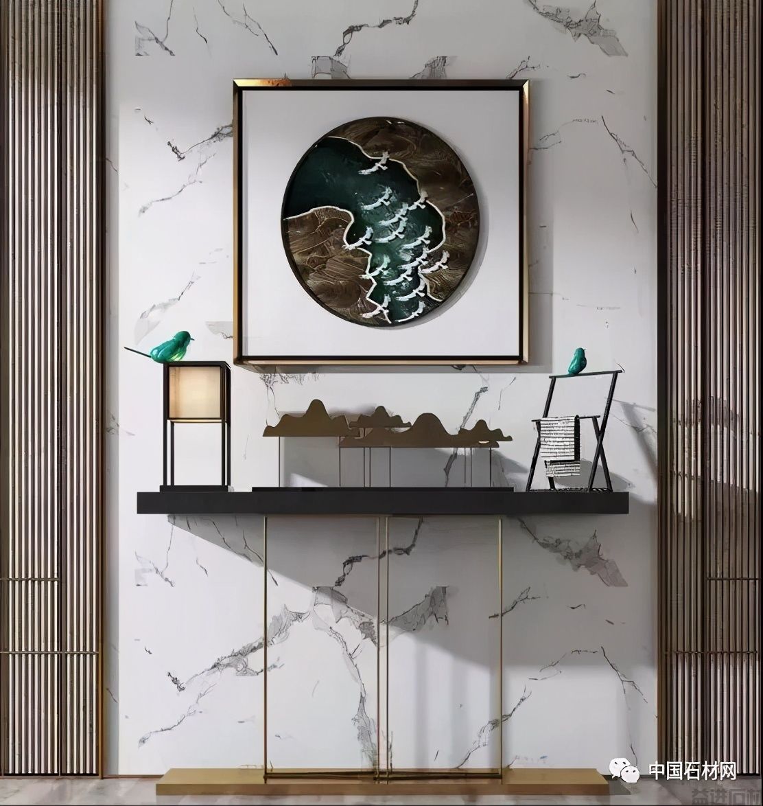 三种风格类型的中式大理石玄关设计,美的沁人心脾(图12) 三种风格类型的中式大理石玄关设计,美的沁人心脾
